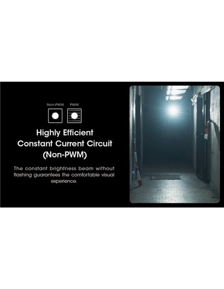 Lampe torche LED MH25PRO 3 300 lumens, portée de 705 m, batterie rechargeable USB-C NL2153HP 5 300 mAh, IP68