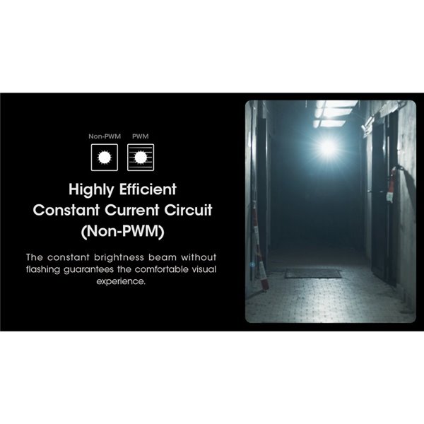 Lanterna LED portátil MH25PRO de 3300 lúmens com alcance de 705 m, bateria recarregável USB-C NL2153HP de 5300 mAh, IP68