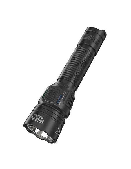 Linterna LED de mano MH25PRO 3300 lúmenes y alcance 705m, batería recargable USB-C NL2153HP 5,300mAh IP68