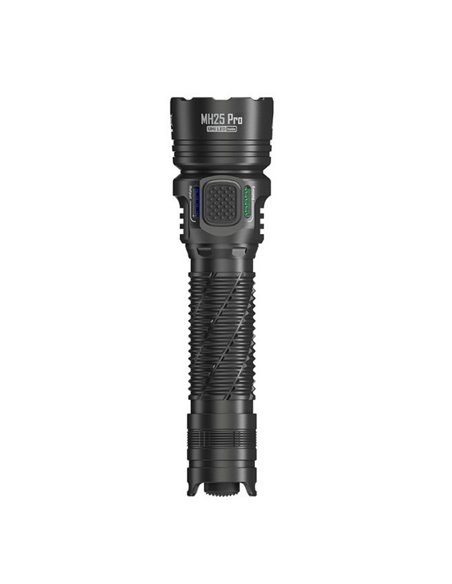 Linterna LED de mano MH25PRO 3300 lúmenes y alcance 705m, batería recargable USB-C NL2153HP 5,300mAh IP68
