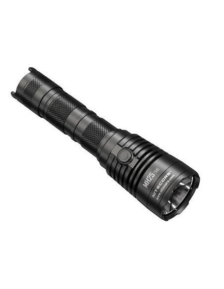Linterna de mano MH25 V2 1300Lm, efecto estroboscópico, alcance 475m, batería 5,000mAh USB-C recargable IP68