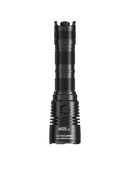 Linterna de mano MH25 V2 1300Lm, efecto estroboscópico, alcance 475m, batería 5,000mAh USB-C recargable IP68