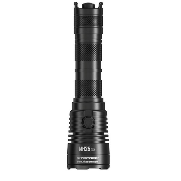 Lampe torche portable MH25 V2 1 300 lm, effet stroboscopique, portée de 475 m, batterie rechargeable USB-C 5 000 mAh, IP68