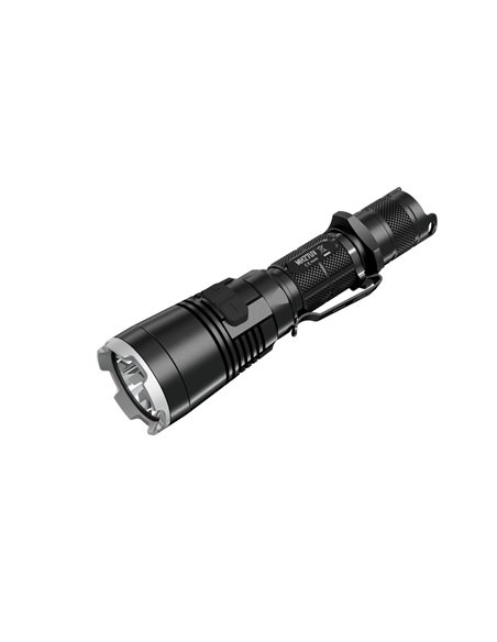Linterna táctica de mano MH27UV modo luz ultravioleta, 1000Lm y alcance 462 metros IPX8 sumergible 2 metros