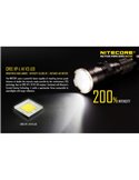 Linterna táctica de mano MH27UV modo luz ultravioleta, 1000Lm y alcance 462 metros IPX8 sumergible 2 metros