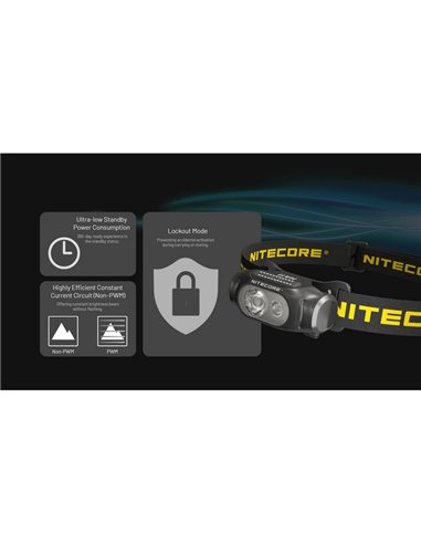 Linterna frontal ligera HA11 para Senderismo/Trekking, 240 lúmenes y alcance 90 metros IP66