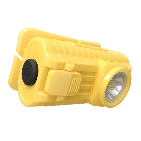 Linterna frontal HA23-Ex uso industrial 100 lúmenes y 37 metros de alcance, cabezal orientable IP67