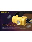 Linterna frontal HA23-Ex uso industrial 100 lúmenes y 37 metros de alcance, cabezal orientable IP67