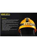Linterna frontal HA23-Ex uso industrial 100 lúmenes y 37 metros de alcance, cabezal orientable IP67