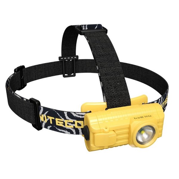 Linterna frontal HA23-Ex uso industrial 100 lúmenes y 37 metros de alcance, cabezal orientable IP67