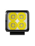 Linterna táctica de mano T4K, muy potente 4000 lúmenes y alcance 209m, pantalla OLED, recargable USB-C