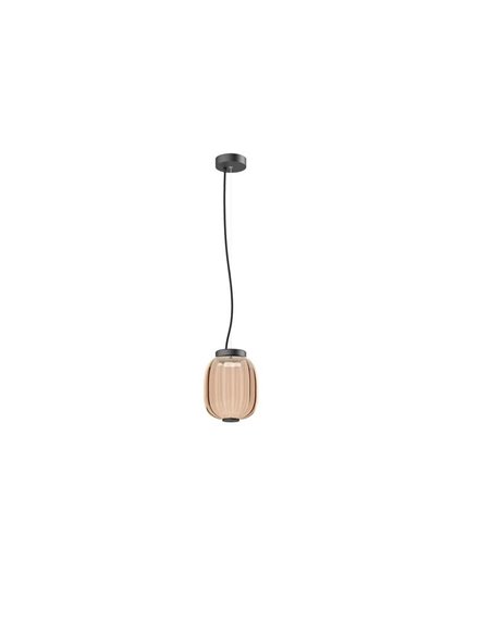 Luminária de teto LED cristal original, KRISTA Ø183mm, com regulação de fase C, 4W 363Lm, luz muito quente 2700K