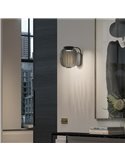 Aplique de pared LED KRISTA, estilo original Ø183mm, 4W 363Lm luz muy cálida 2700K, varios colores 