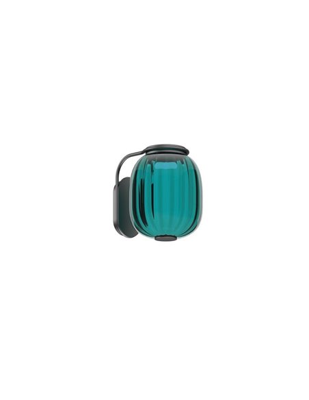 Aplique de pared LED KRISTA, estilo original Ø183mm, 4W 363Lm luz muy cálida 2700K, varios colores 