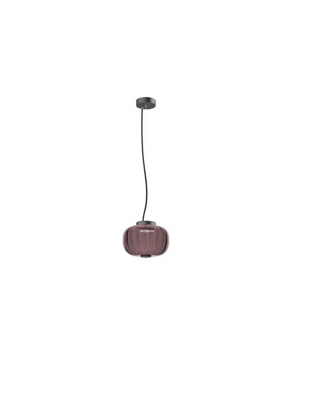Lámpara de techo LED KRISTA Ø240mm de cristal original, con regulación en corte de fase C, 4W 363Lm, luz muy cálida 2700K