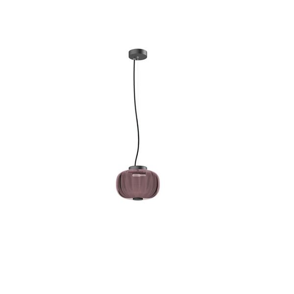Plafonnier LED KRISTA, Ø240mm, en verre original, avec gradation par coupure de phase, 4W, 363Lm, lumière très chaude 2700K