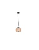 Plafonnier LED KRISTA, Ø240mm, en verre original, avec gradation par coupure de phase, 4W, 363Lm, lumière très chaude 2700K