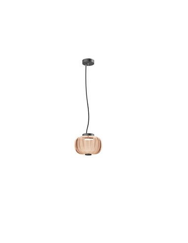 Luminária de teto LED KRISTA, Ø240mm, em vidro original, com regulação por corte de fase, 4W, 363Lm, luz muito quente 2700K
