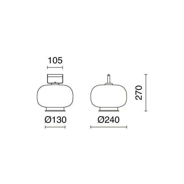 Lámpara de sobremesa LED KRISTA, con mango de madera, Ø240mm, 4W muy cálido 2700K CTT, varios colores






