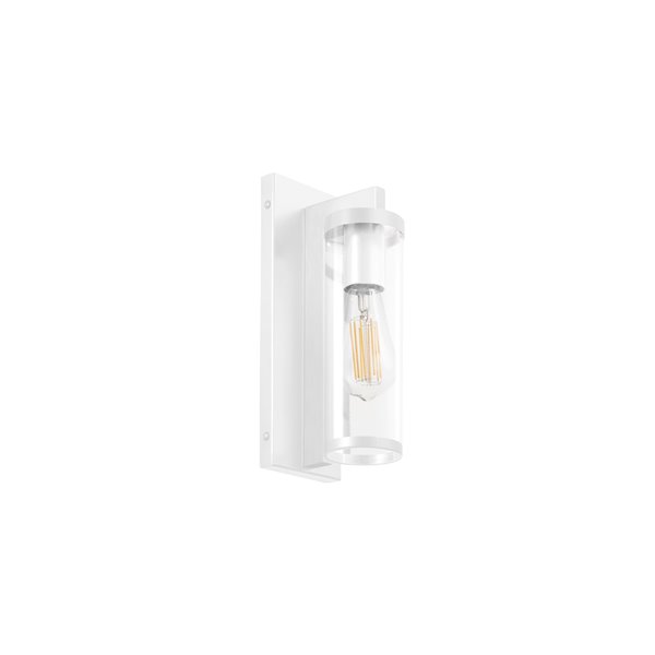 Applique murale moderne LANTERN S, avec finition transparente et design élégant, E27 différentes couleurs