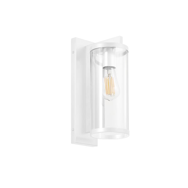 Applique murale moderne LANTERN L, avec finition transparente et design élégant, E27 différentes couleurs