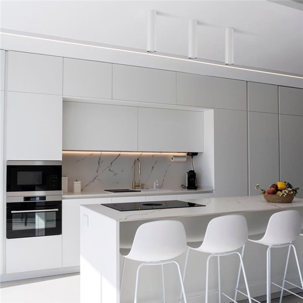 Plafón tipo foco TANIA S de 170mm de altura, verde antique, GU10, IP20