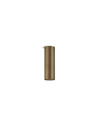 Plafón tipo foco TANIA S de 170mm de altura, verde antique, GU10, IP20