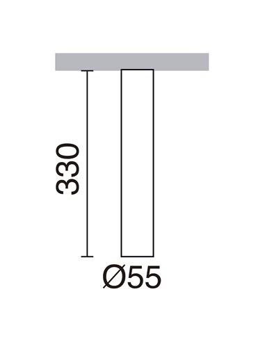 Spot TANIA L, hauteur 330 mm, vert antique, GU10, IP20