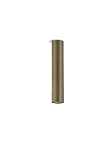 Plafón tipo foco TANIA L de 330mm de altura, verde antique, GU10, IP20