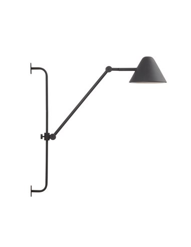 Aplique de pared LED COB tipo flexo con brazo articulado ARM S, 60cm, 5W 3000k, eficiente y moderno