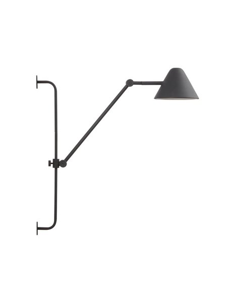 Luminária de parede LED COB flexível ARM S 60cm 5W 3000k com braço articulado, eficiente e moderna