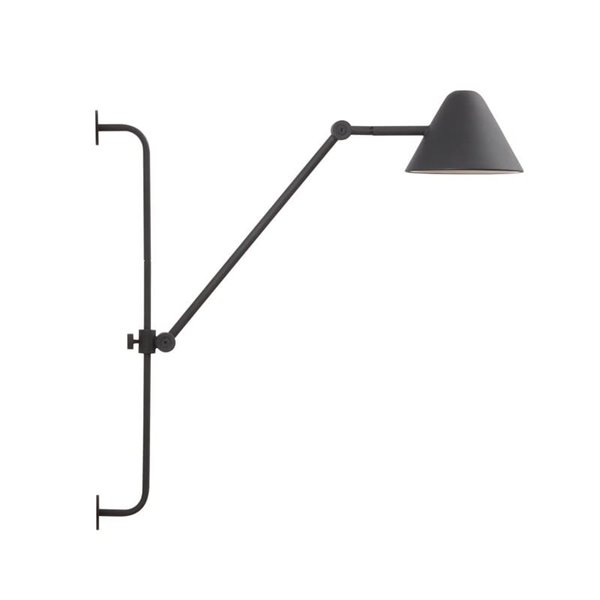 Aplique de pared LED COB tipo flexo con brazo articulado ARM S, 60cm, 5W 3000k, eficiente y moderno