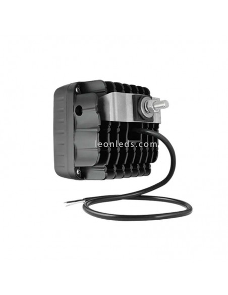 Faro Cuadrado LED de Trabajo con soporte Trasero 12-24V al mejor precio | LeonLeds Iluminación