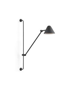 Aplique de pared LED COB tipo flexo con brazo articulado ARM M, 76cm, 5W 3000k, eficiente y moderno