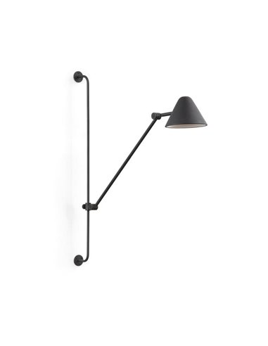 Aplique de pared LED COB tipo flexo con brazo articulado ARM M, 76cm, 5W 3000k, eficiente y moderno