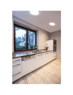 Luminária de teto LED CARME, Ø 280mm 16,5W CTT 3000K/4000K/6000K - 1870lm/2270lm/2110lm, fumê ou branco 2