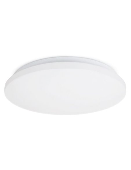 Luminária de teto LED CARME, Ø 380mm 27,5W CTT 3000K/4000K/6000K - 2730lm/3330lm/3090lm, fumê ou branco