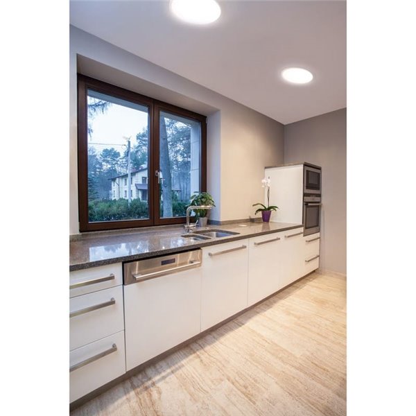 Plafón de techo LED CARME, Ø 380mm 27,5W CTT 3000K/4000K/6000K - 2730lm/3330lm/3090lm, matizado o blanco