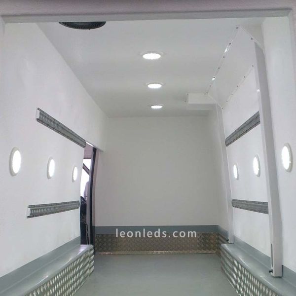 Plafón LED Redondo para interior 12/24V 2590Lm para camiones al mejor precio | LeonLeds Iluminación