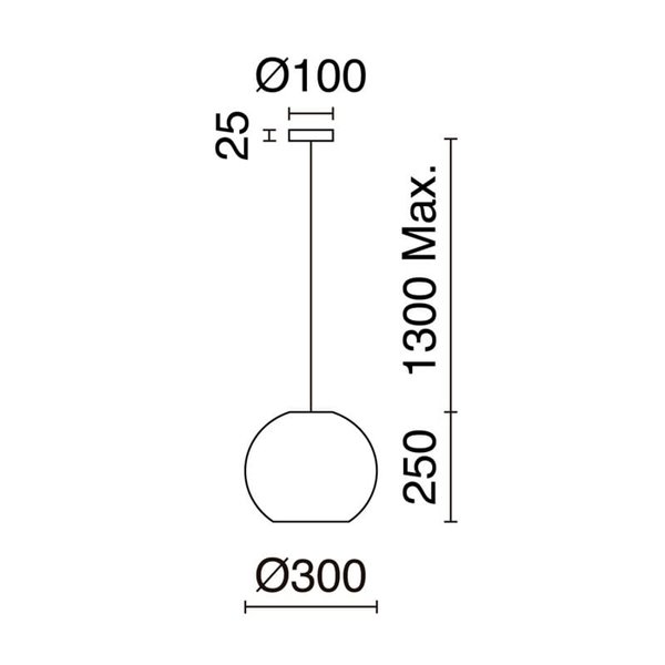 Lámpara de techo exterior colgante NATURAL S, Ø30cm, estilo rústico, mimbre claro/oscuro, E27 15W, IP65
