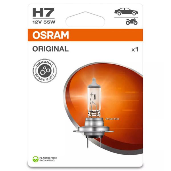 Lámpara Halógena H7 12V 55W OSRAM ORIGINAL LINE 64210