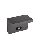 Aplique LED solar, con sensor de movimiento BLYDE 5W 700lm, 2300 - 4000K IP44 Antracita
