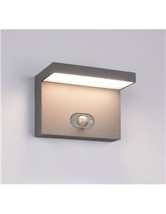 Aplique LED solar, con sensor de movimiento BLYDE 5W 700lm, 2300 - 4000K IP44 Antracita 2