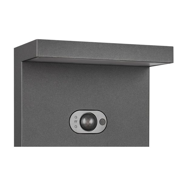 Poste LED solar BLYDE 60cm, sensor de movimento y batería recargable, 5W 700lm, 2300 - 4000K IP44