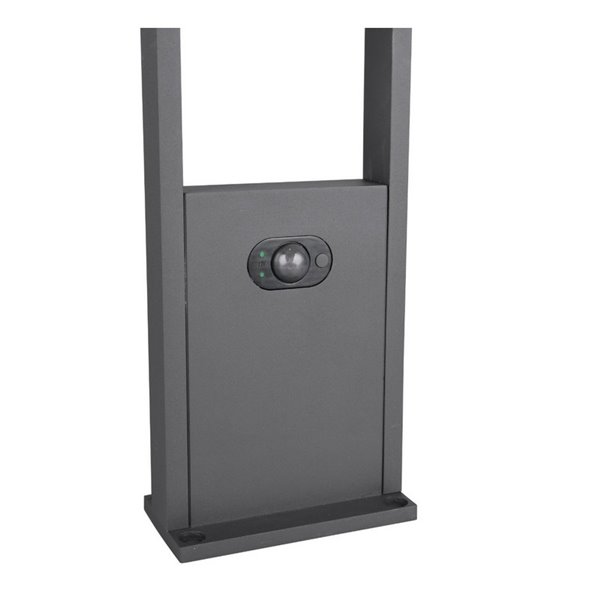 Baliza LED exterior MALAWI con sensor de movimiento, regulable,  5W 700lm, 2300 - 4000K IP44 Antracita