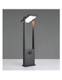 Baliza LED exterior MALAWI con sensor de movimiento, regulable,  5W 700lm, 2300 - 4000K IP44 Antracita