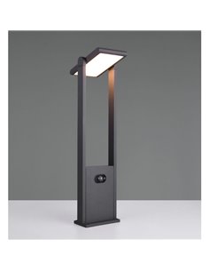 Baliza LED exterior MALAWI con sensor de movimiento, regulable,  5W 700lm, 2300 - 4000K IP44 Antracita 2