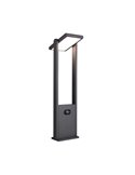 Baliza LED exterior MALAWI con sensor de movimiento, regulable,  5W 700lm, 2300 - 4000K IP44 Antracita