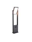 Baliza LED exterior MALAWI con sensor de movimiento, regulable,  5W 700lm, 2300 - 4000K IP44 Antracita