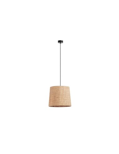 Lámpara de techo THAIS S Ø35cm, estilo rústico de rafia bali, E27 max 15W (no incl.), IP20